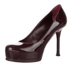 YSL Yves Saint Laurent PLUM Patent Stiletto Shoes